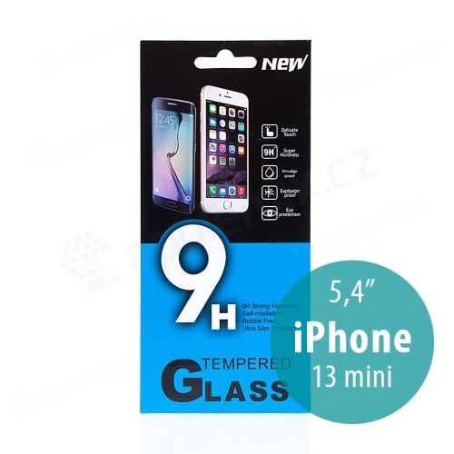 Tvrzené sklo (Tempered Glass) pro Apple iPhone 13 mini - na přední stranu - 0,33mm