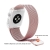 Remienok pre Apple Watch 40 mm Series 4 / 5 / 6 / SE / 38 mm 1 / 2 / 3 - Nerezová oceľ - Rose Gold Pink