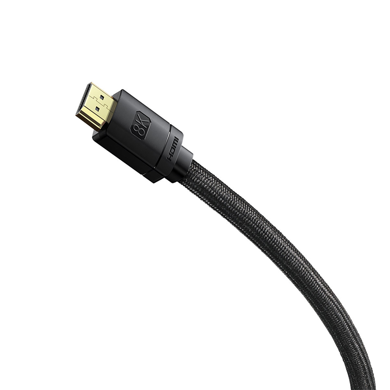 Kabel BASEUS HDMI-HDMI (verze 2.1) propojovací - podpora 8K@60Hz - černý - 0,5m