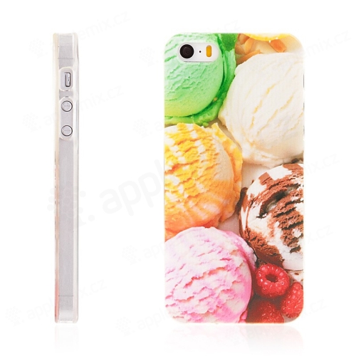 Kryt pro Apple iPhone 5 / 5S / SE - gumový - zmrzlina