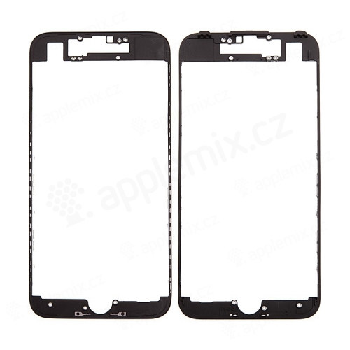Plastový fixačný rámik pre predný panel (dotykový displej) Apple iPhone 7 - čierny - kvalita A