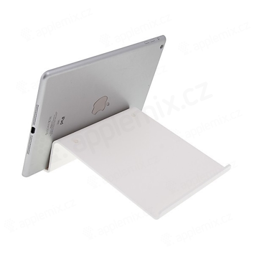 Univerzální plastový stojánek pro Apple iPad a další tablety - bílý