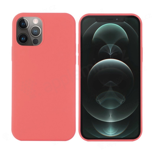Kryt pro Apple iPhone 12 / 12 Pro - Magsafe - silikonový - zářivě růžový
