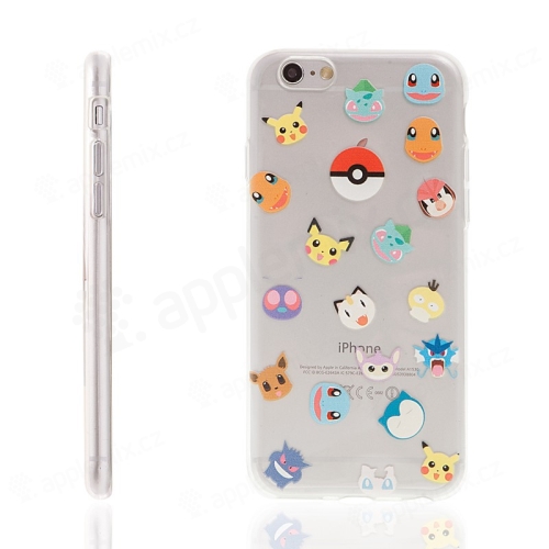 Kryt pro Apple iPhone 6 / 6S gumový - Pokemon Go