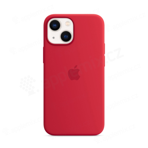 Originálny kryt pre Apple iPhone 13 mini - silikónový - červený