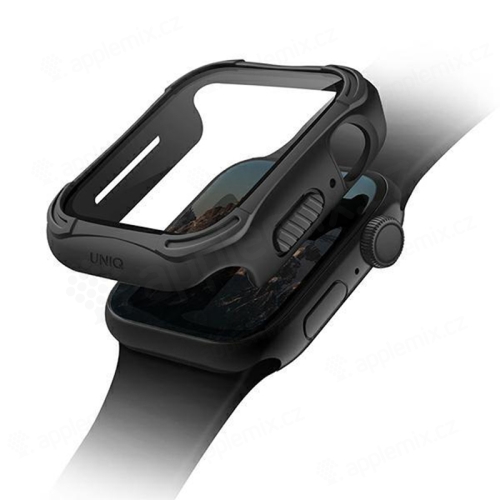 Tvrdené sklo + kryt / rám UNIQ Torres pre Apple Watch 4 / 5 / 6 / SE 40 mm - čierne