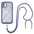 Kryt pro Apple iPhone 11 - odolný - šňůrka - plastový / gumový - modrý
