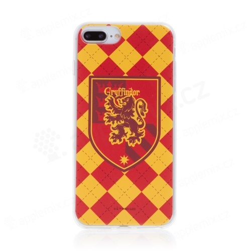 Kryt Harry Potter pre Apple iPhone 7 Plus / 8 Plus - gumový - s emblémom Nebelvíru