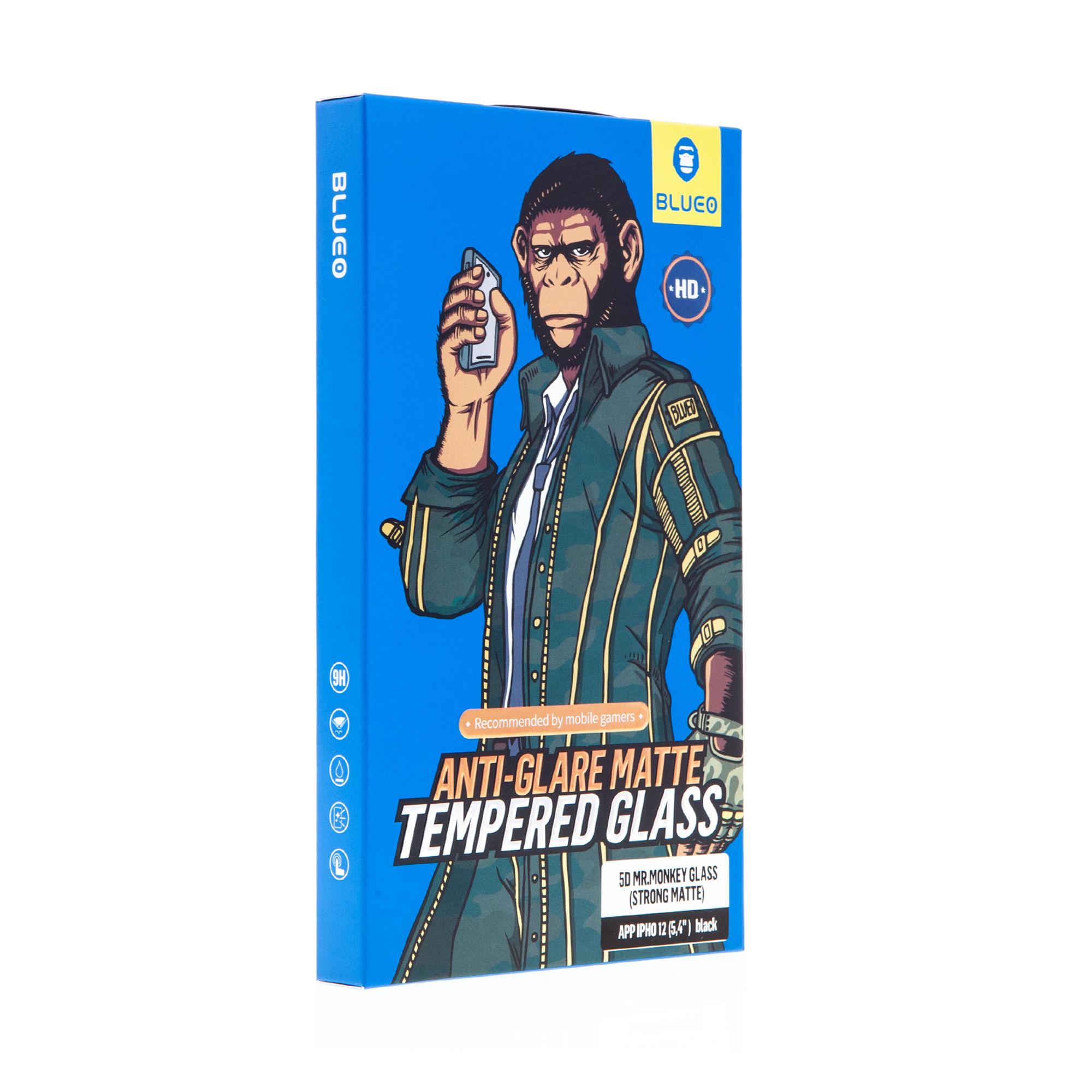 Tvrzené sklo (Tempered Glass) Mr.MONKEY pro Apple iPhone 12 mini - přední - matné - 2,5D - 0,3mm