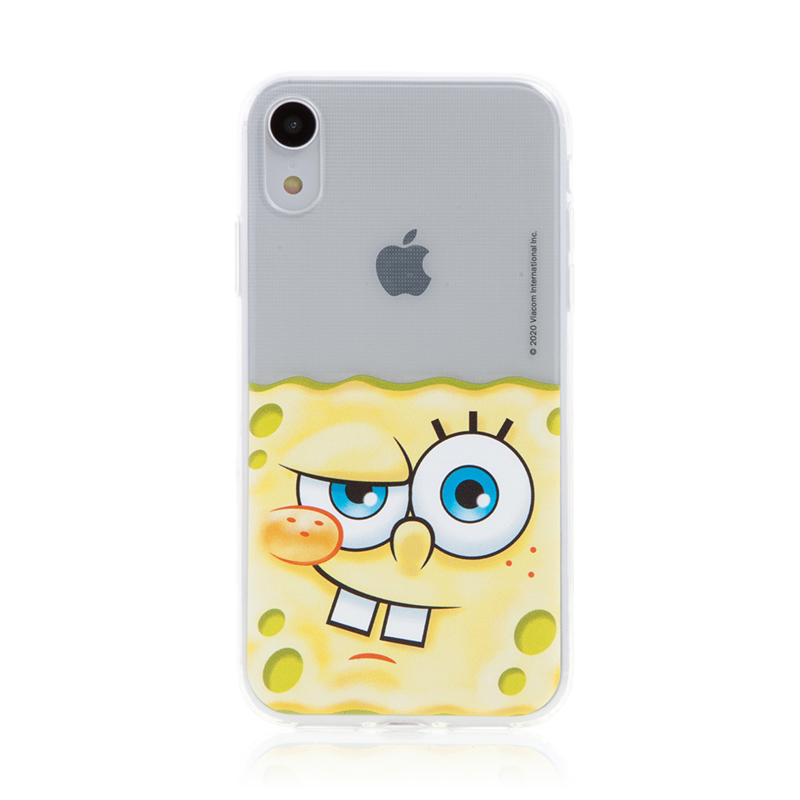 Kryt Sponge Bob pro Apple iPhone Xr - gumový - potutelný Sponge Bob; NPCSBOB10279