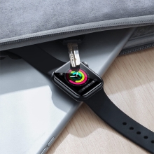 Tvrzené sklo (Tempered Glass) BASEUS pro Apple Watch 38mm series 1 / 2 / 3 - 3D rámeček - černé