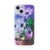 Kryt pre Apple iPhone 14 - gumový - fialová chryzantéma