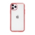 Kryt FORCELL Electro Matt pro Apple iPhone 11 Pro Max - gumový - průhledný / červený