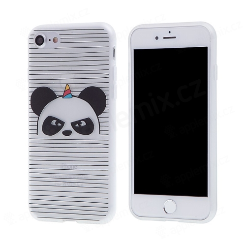 Kryt pro Apple iPhone 7 / 8 - gumový - naštvaná panda