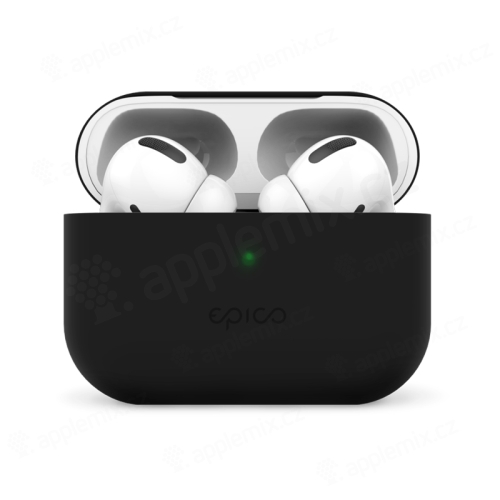 EPICO puzdro / obal pre Apple AirPods Pro - silikónové - čierne