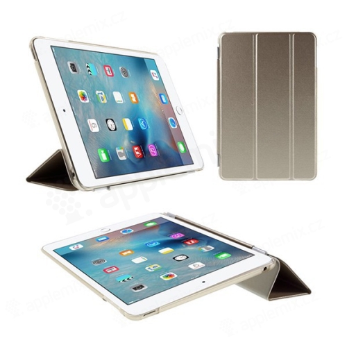 Pouzdro / kryt + Smart Cover pro Apple iPad mini 4 - zlaté (champagne)