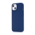 Kryt pre Apple iPhone 14 Plus - silikónový - podpora MagSafe - tmavomodrý