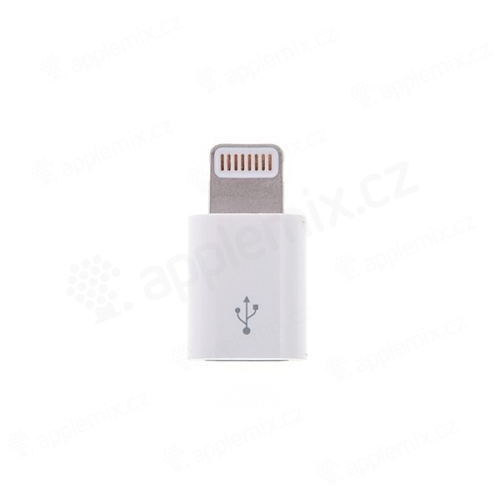 Redukce Micro USB / Lightning konektor pro Apple iPhone / iPad / iPod - kvalita A+