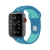 Řemínek pro Apple Watch 45mm / 44mm / 42mm - silikonový - modrý - (M/L)