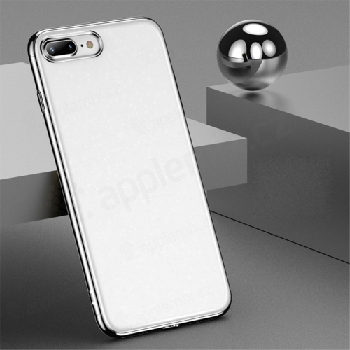 Kryt USAMS Starry pro Apple iPhone 7 Plus / 8 Plus - lesklé třpytky - plastový - bílý / stříbrný