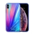 Kryt NILLKIN pro Apple iPhone Xs Max - gumový / skleněný - duhový přechod - modrý