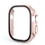 Tvrdené sklo + rámik pre Apple Watch Ultra 49 mm - svetlo ružová