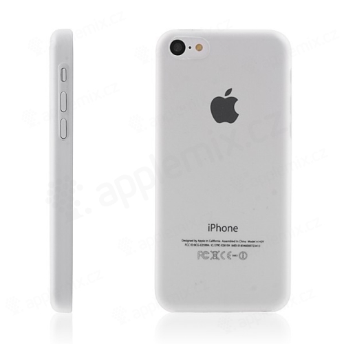 Ultra tenký ochranný kryt pro Apple iPhone 5C (tl. 0,3 mm) - plastový - matný - průhledný