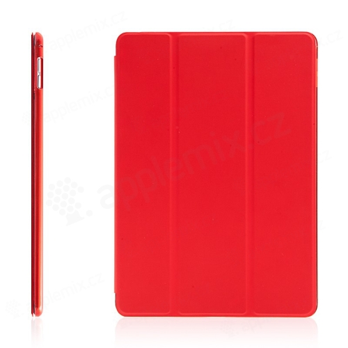 Pouzdro / kryt pro Apple iPad Air 2 - funkce chytrého uspání + stojánek - červené