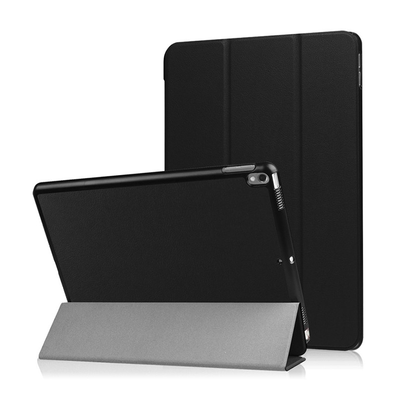 Pouzdro / kryt pro Apple iPad Pro 10,5 - funkce chytrého uspání + stojánek - černé