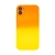 Kryt pre Apple iPhone 11 - farebný prechod - ochrana objektívu fotoaparátu - gumový - žltý / oranžový