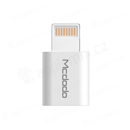 Adaptér MCDODO - Lightning na Micro USB - bílý