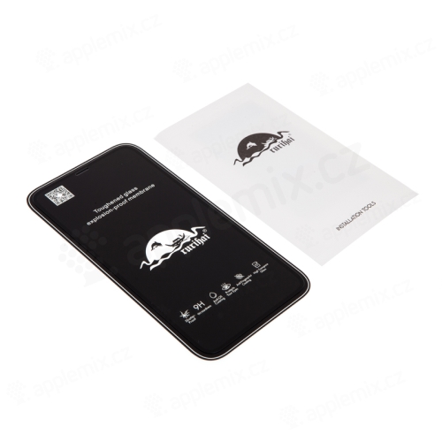 Tvrzené sklo (Tempered Glass) RURIHAI pro Apple iPhone Xs Max / 11 Pro Max - přední - černý rámeček - 0,3mm