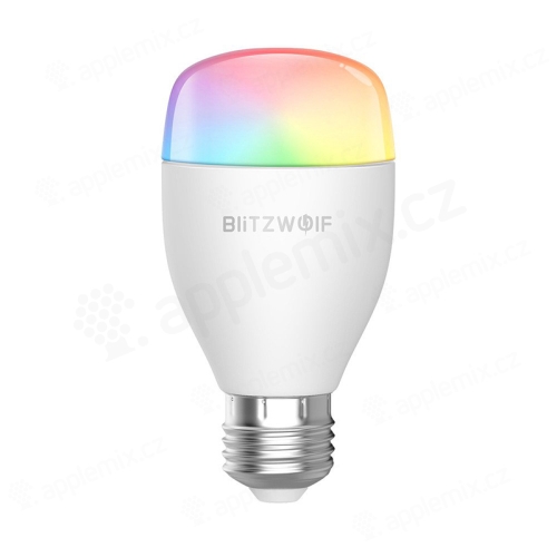 Inteligentná LED žiarovka BLITZWOLF - WiFi + ovládač - závit E27 - farebná