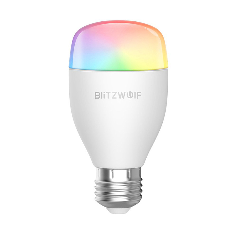 Žárovka smart LED / chytrá žárovka BLITZWOLF - WiFi + ovladač - závit E27 - barevná; BW-LT27