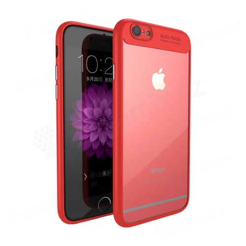 Kryt IPAKY pro Apple iPhone 6 / 6S - plastový / gumový - červený