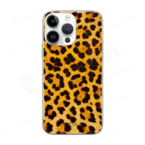 Kryt BABACO pre Apple iPhone 14 Pro - gumový - leopardí vzor