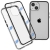 Kryt pro Apple iPhone 15 Plus - 360° ochrana - magnetické uchycení - skleněný / kovový - stříbrný
