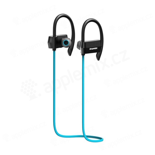 Sluchátka HAWEEL sportovní Bluetooth 4.1 s ovládáním a mikrofonem - modrá