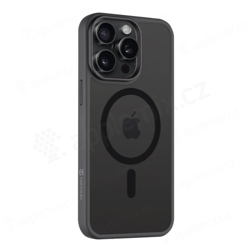 TACTICAL Hyperstealth kryt pre Apple iPhone 15 Pro Max - Podpora MagSafe - Čierny