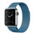Remienok pre Apple Watch 45 mm / 44 mm / 42 mm - magnetický - nerezová oceľ - modrý