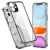 Kryt pro Apple iPhone 11 - 360° ochrana - podpora MagSafe - skleněný / kovový - stříbrný