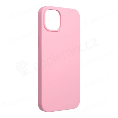 Kryt FORCELL pre Apple iPhone 14 Plus - príjemný na dotyk - silikónový - ružový