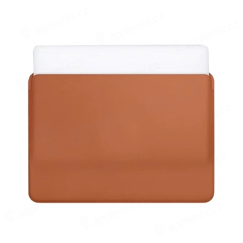 Pouzdro / obal COTEetCI pro Apple MacBook Pro / Air 13" - umělá kůže - lehké - hnědé
