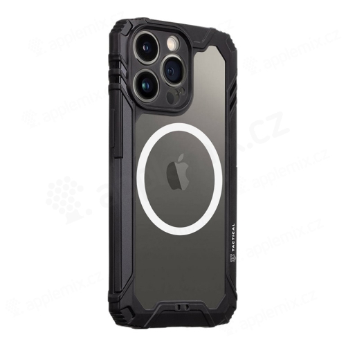 Kryt TACTICAL MagForce Chunky Mantis pro Apple iPhone 13 Pro - plastový / gumový - průhledný / černý