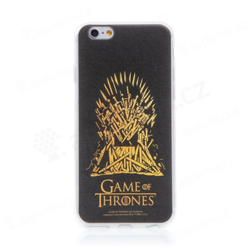Kryt Game of Thrones pre Apple iPhone 6 / 6S - Železný trón - gumový