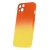 Kryt pre Apple iPhone 13 - farebný prechod - ochrana objektívu fotoaparátu - gumový - žltý / oranžový