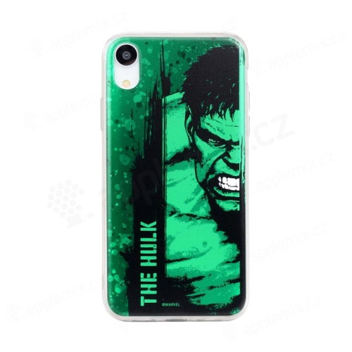 Kryt MARVEL pre Apple iPhone Xr - Hulk - gumový