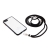 Kryt pro Apple iPhone 7 / 8 / SE (2020) / SE (2022) - barevná tlačítka + šňůrka - plastový / gumový - černý