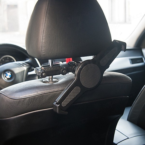 Univerzální 360° otočný držák do auta na opěrku pro Apple iPad a jiné tablety velikosti 9-11
