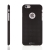 Plastový kryt LOOPEE pro Apple iPhone 6 / 6S s výřezem pro logo - děrovaný - černý